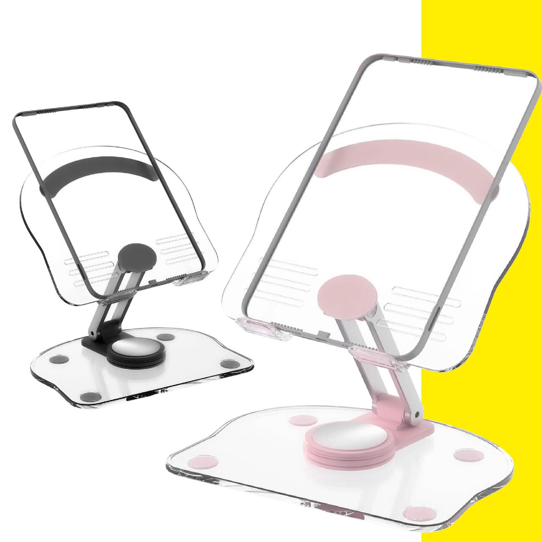 Soporte Giratorio Tablet Celular Acrilic